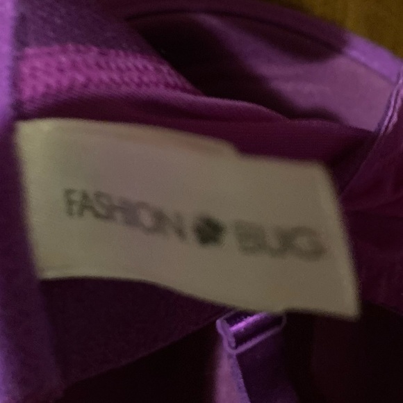 Ladies Size38DDD FashionBug Purple Paisley Molded Cup lightpadded UnderWire Bra - Picture 4 of 8